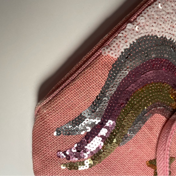 Mudpie sequin unicorn tote bag - Picture 3 of 9